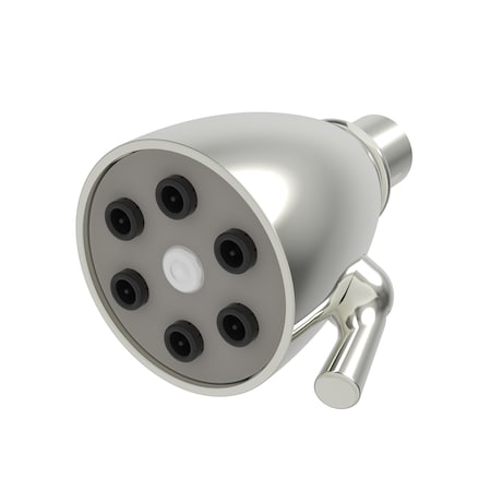 Newport Brass Shower Head, Polished Nickel, Side 212-15